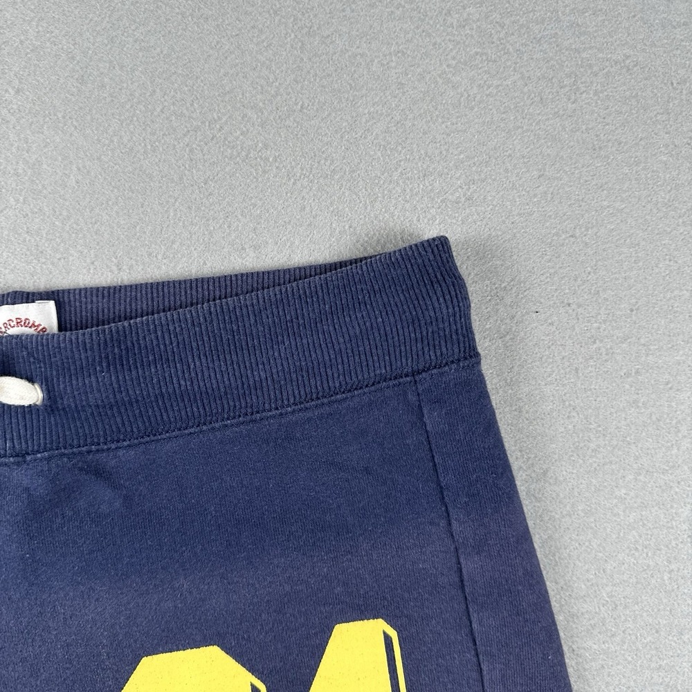 Vtg 90s Abercrombie & Fitch Sweat Shorts Women's Medium Blue University Cut Off - Picture 6 of 16
